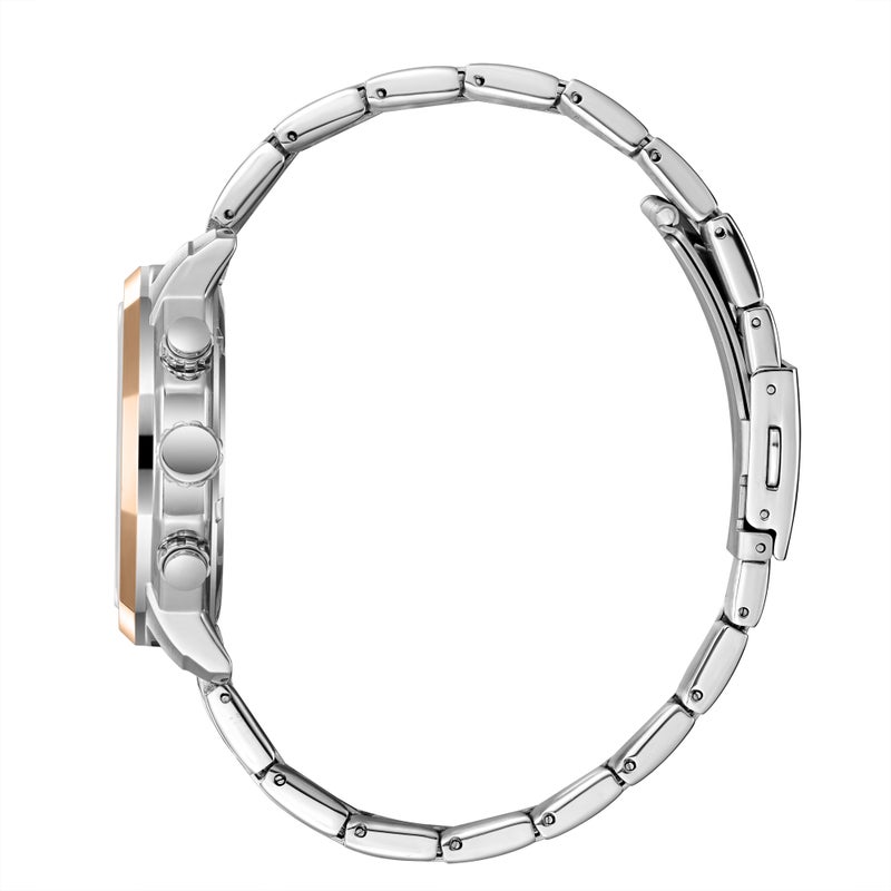 Lee Cooper ساعة معدنية متعددة الوظائف للرجال LC08256.590 - 43 مم - Image 2